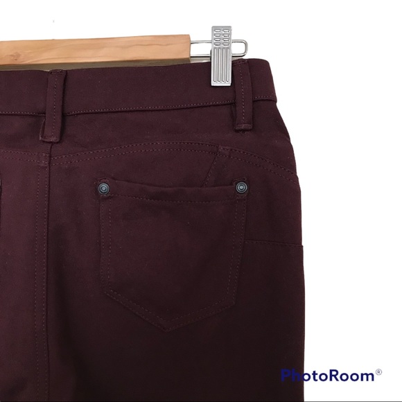 Suko Jeans Burgundy Skinny Pants Jegging - Picture 5 of 9